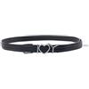Y Project Men's Y Love Buckle Leather Belt BLACK SILVER BELT28S24 55848223 [U]