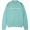 SPORTY & RICH Athletic Club Sweatshirt CR875AQ AQUA 63282598 [U]