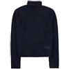 AMI Women's Patch Logo Turtleneck Knit FKS424 KN0031 430 59914528 [U]