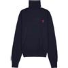 AMI Women Small Heart Logo Knit FKS411 KN0025 430 71051103 [U]