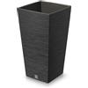 Prosperplast Vaso 24x24x45cm con inserto Prosperplast Furu 19L plastica interno/esterno