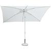 Cosma OMBRELLONE GIARDINO ALLUMINIO 2X3 TELO BIANCO PALO CENTRALE ANTIVENTO MOD. NICE
