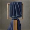 Somma Coperta di LANA Vergine SOMMA ORIGAMI Blu singolo 160x220