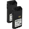 vhbw 2x Batteria per Motorola XiR DP3661 DP3000e E8608i E8608 E8600 1600mAh 7,4V