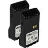vhbw 2x Batteria per Motorola XiR E8628i E8608i E8668 P8600 E8608 E8600 2600mAh 7,4V