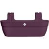 Elho vibia campana easy hanger XL 58cm fioriera - Porpora Acero | Lungh. 23.7 x Largh. 56 x Alt. 26.8 cm | Adatto per uso esterno | Plastica riciclata al 100%