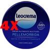 LEOCREMA 4 X Leocrema Crema Corpo Idratante 50 ml per Pelle Morbida