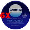 LEOCREMA 6 X Leocrema Crema Corpo Idratante 50 ml per Pelle Morbida