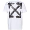 Off White Spray Arrow Slim Short Sleeve T-Shirt 44MAA027G5J00I 149502534 [U]