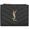 Saint Laurent Monogram 2-Fold Wallet 575879BOW01100 126403036 [U]