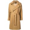 APC Double-Breasted Belt Coat Camel F01295 CAB 50334863 [U]