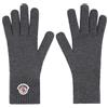 Moncler 3A00008 A9342 998 Wool Logo Gloves 148549933 [U]