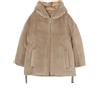 MaxMara Olivia Cube Alpaca & Wool Down Parka Beige 2529486105600 151142985 [U]