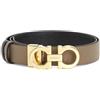 Salvatore Ferragamo Gancini Women's Reversible Belt 23 A565 613 124118290 [U]