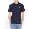 Moncler Striped Trim Cotton Pique Polo Shirt 8A00026 89A16 7A9 143276626 [U]