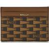 Bally Men's Logo Print Cardholder PNT C Card Case I8D4O 75827295 [U]