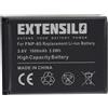 EXTENSILO Batteria per Easypix DVX5233 Optimus 1600mAh 3,6V 3,6V