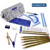 Staedtler Scuola Set Matematica Set IN Regalo Tinozze Plus 12 Noris Pastelli