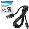 HQRP Micro Cavo USB Caricabatteria Per Kurio 4s Touch / 7s/10s Tablet