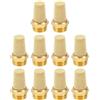 Akari 10 Pz, Connettore Silenziatore In Ottone 1/2" NPT Muffola Valvola Pneumatica