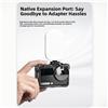 Per DJI Action 6 Cage - Telaio Esteso Nero per Microfono Supporti Treppiede Luce