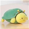 Cuscino Tartaruga Ricamato Peluche con Scudo Imbottito