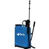 Iris Garden Pompa irroratrice manuale a spalla da 16 Lt plastica anticorrosione