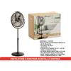 Gadip Ventilatore a Piantana in Metallo Santana 120W 4 Pale Alluminio Alta Velocità