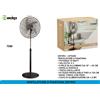 Gadip Ventilatore a Piantana Zefiro 70W 5 Pale Alluminio 45cm Altezza Regolabile 130cm