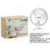 Gadip Ventilatore da Tavolo 35W 3 Pale 30cm Griglia Nido d'Ape Compatto Silenzioso