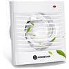 AIGOSTAR ESTRATTORE ASPIRATORE ARIA DA MURO VENTOLA CUCINA BAGNO 11W AIGOSTAR Ø 100/110"