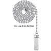 Unknown Cristallo Catena Vetro Colonna Ghiacciato Pendente Argento Lampadario Accessori