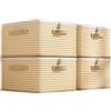 Scatola Organizer Vestiti Pieghevole Lavabile Non Tessuto Antipolvere 38x26x26cm