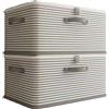 Scatola Organizer Vestiti Pieghevole Lavabile Non Tessuto Antipolvere 38x26x26cm