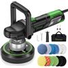 Ginour Lucidatrice auto 6400 rpm, 6 velocità, kit lucidatura, Ginour