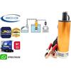 brico-cir Pompa Travaso Elettrica sommersa aspira Carburante ACQUA OLIO 12V AUTO BARCA mot