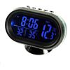 Monitor Termometro Digitale Veicolo con Display Tensione Sveglia 12V24V