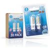 Aigostar Lampadina LED G9 3.5W 6500K Ceramica Luce Fredda 350 Lm 20 PEZZI