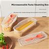 Cuocipasta da Cucina Compatto 28,5x13x8CM per Microonde con Scarico e Forchetta