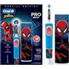 Spazzolino Elettrico Ricaricabile Pro Kids Con Personaggi Marvel Spider-Man, 1 T