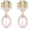 Tory Burch Kira Pearl Drop Earrings (Rose Gold) 60525 955 129245349 [U]