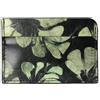 Dries Van Noten Flower Print Leather Card Case Green 129634608 [U]