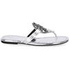 Tory Burch Women's Miller Sandals Slippers (Silver) 146017 040 54765520 [U]