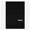 Acne Studios 5F Logo Fringe Wide Wool Scarf Black CA0209 900 149623375 [U]