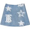 Burberry Girls TB Star Print Denim Skirt A1141 (6-10) 45575139 [U]