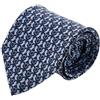 Salvatore Ferragamo Bird Print Silk Tie 35 0813 NAVY 0757902 77282166 [U]
