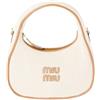 Miu Miu Wander Canvas Leather Bag ACRN F062F 5BC125 151213376 [U]