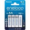 Panasonic ENELOOP 4 BATTERIE STILO AA RICARICABILI MIN 2000 MAH PANASONIC PRONTE ALL' USO