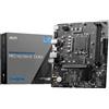 MSI MB H610, PRO H610M-E DDR5, LGA 1700, 2DD54, 1PCI-EX16,1PCI-EX1,1M.2 GEN4,4SA