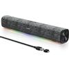 SOULION R100 Casse per Pc Bluetooth e Altoparlanti PC 10W Alimentazione USB luci